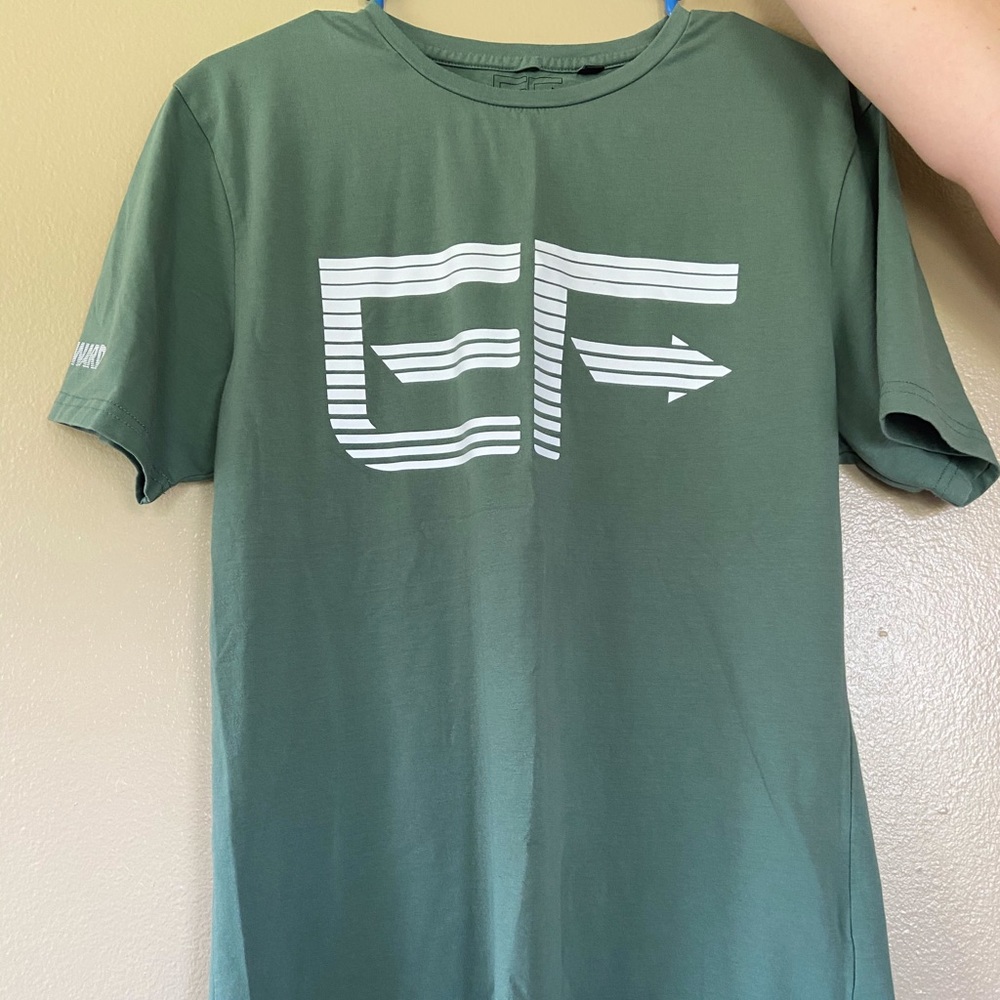 Mens EverForward Forest Green Short Sleeve shirt